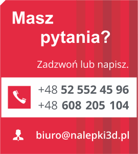 Szybki kontakt do firmy POLINAL - lidera w naklejkach wypukłych 3D